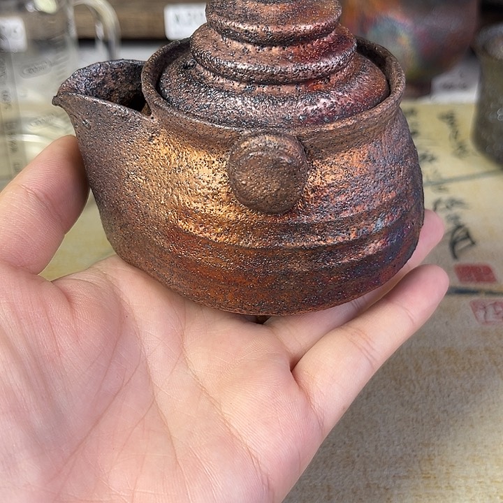 俗**雅荥经黑砂茶具宝瓶微瑕不退不换