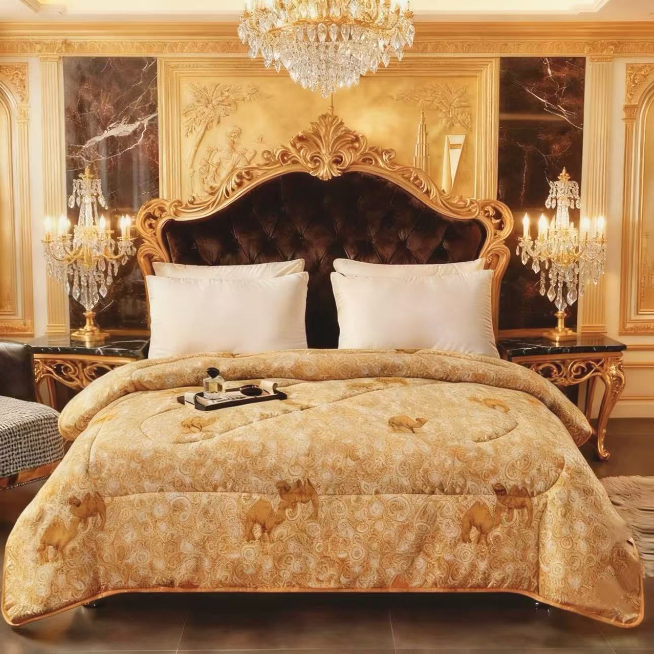 26新款秋冬印花被盖被被芯可机洗水洗轻奢(30天试睡）