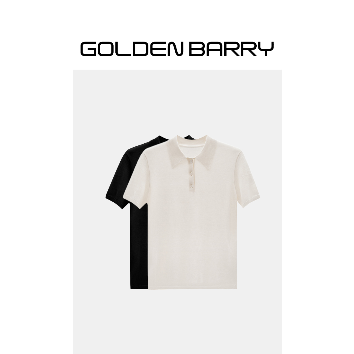 GOLDENBARRY|246416针织短袖POLO衫