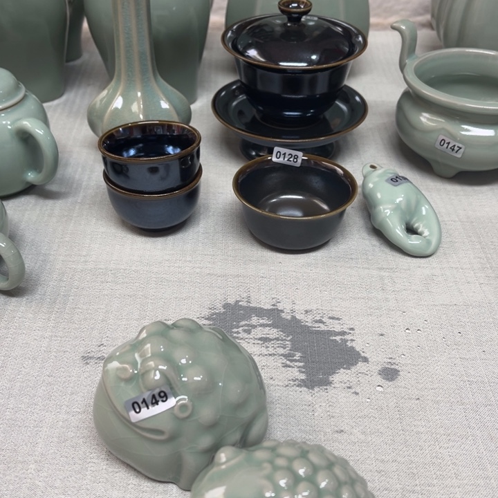 瓷杯子0149，0150 微瑕介意勿怕。