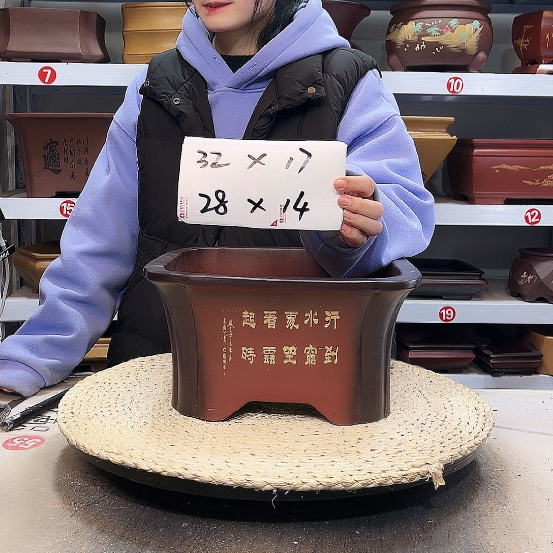 紫砂花盆紫砂花盆