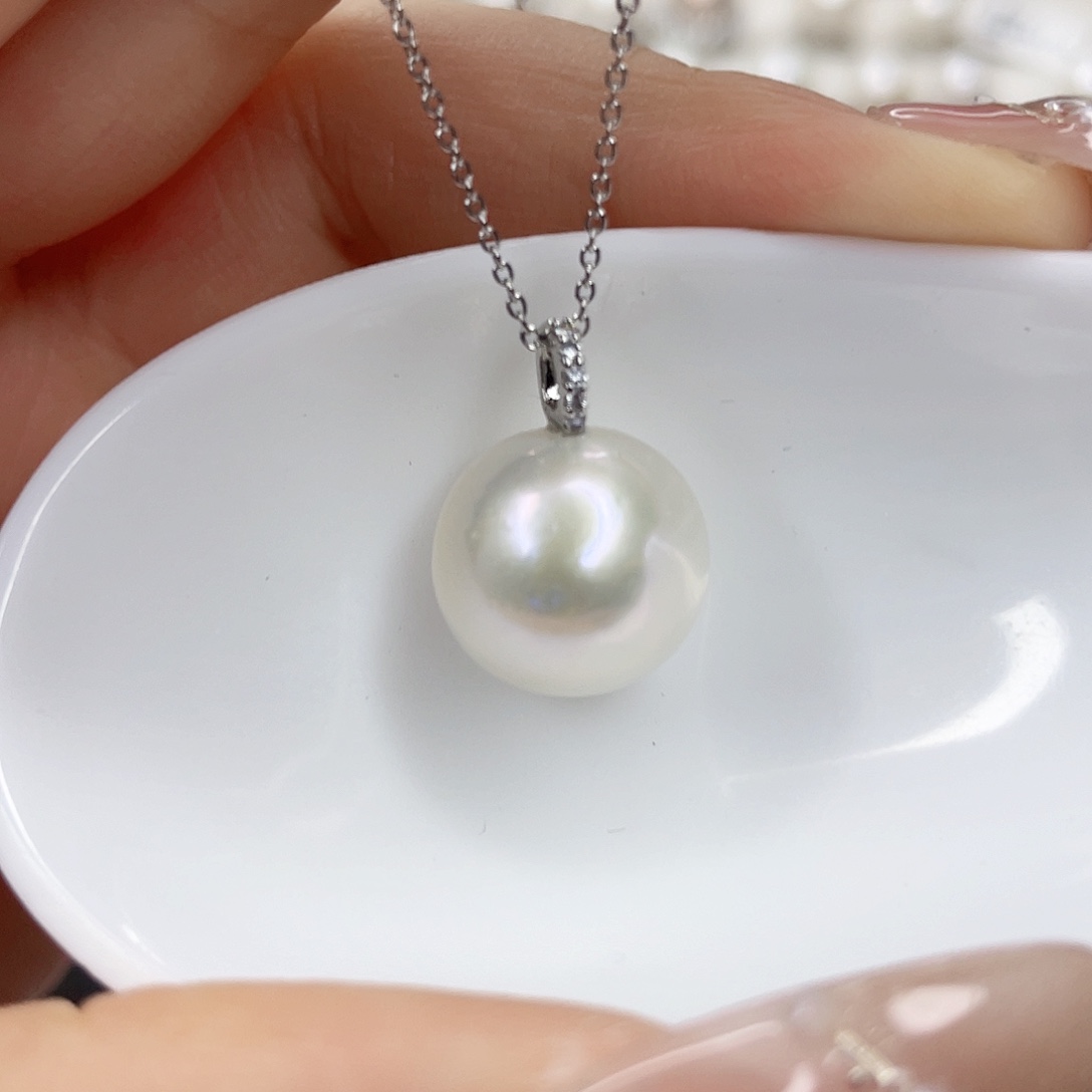 淡水珍珠未镶嵌吊坠(赠链)