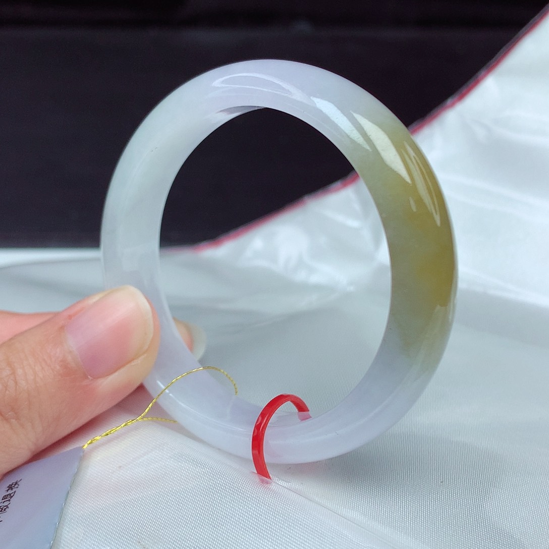 翡翠手镯未镶嵌53圈0006贵妃