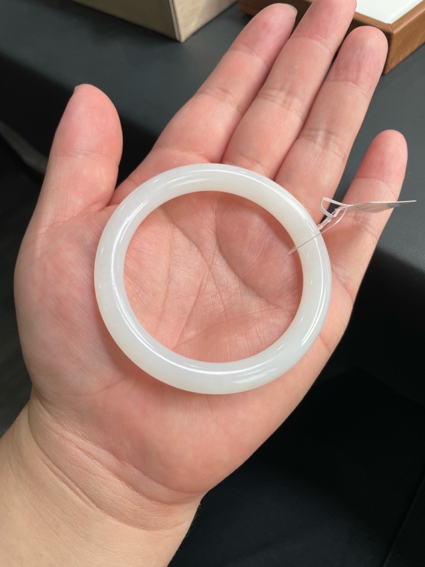 和田玉白玉美人条55+