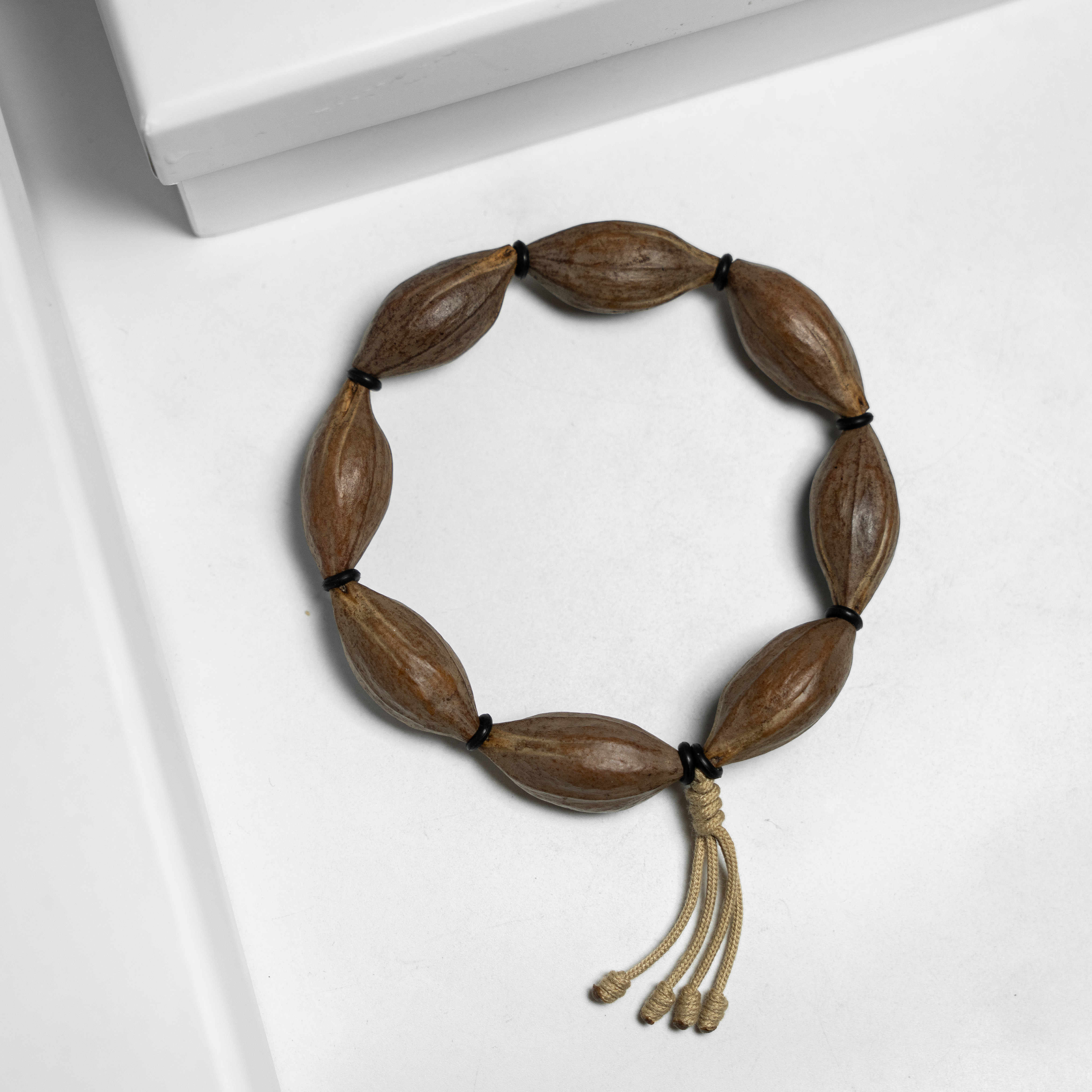 橄榄核紫皮原生态素核 文玩手串