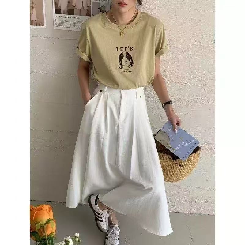 玲玲服饰【8816#】水洗棉半身裙