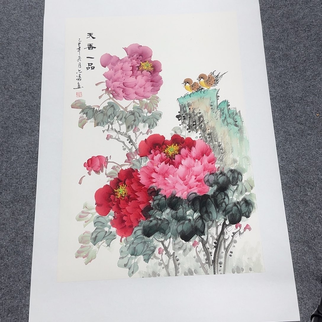 国画68*45纯手绘刘亦凌