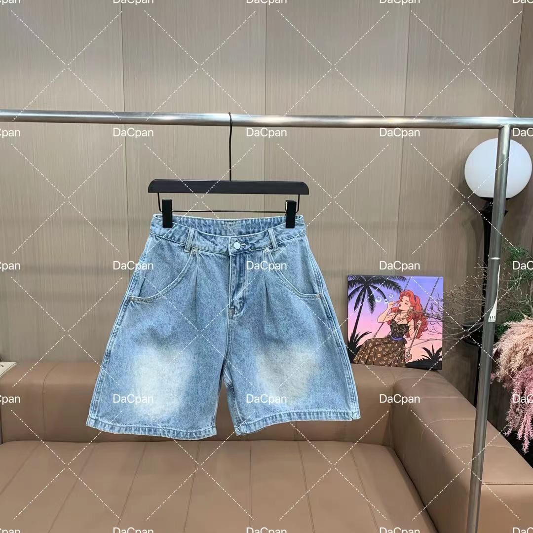 DACPAN-“率性莫吉托”百搭A字版牛仔五分裤短裤 2025/盼·PP 1175