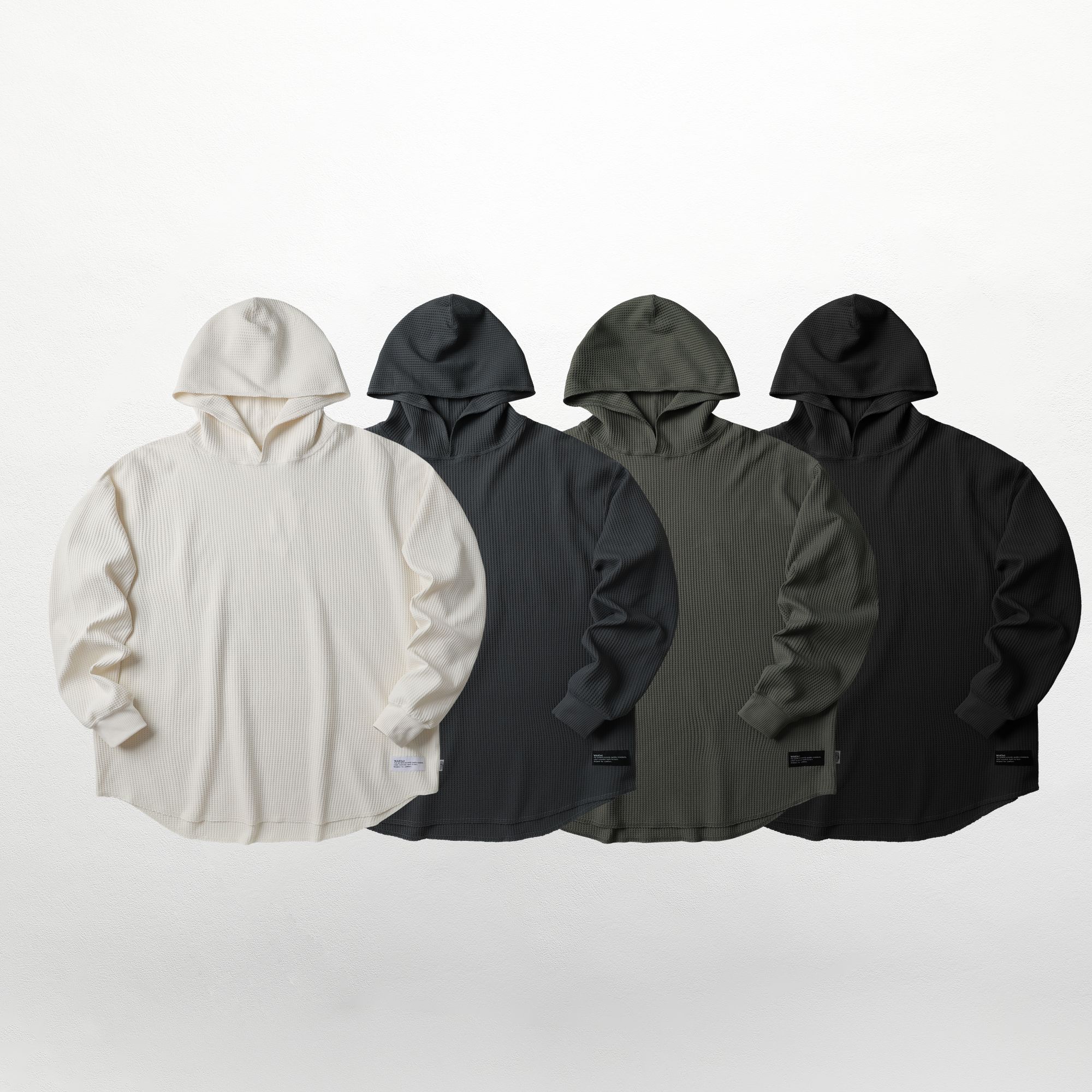 WildOut25aw四色华夫格Tech thermal parka连帽卫衣WGW2511