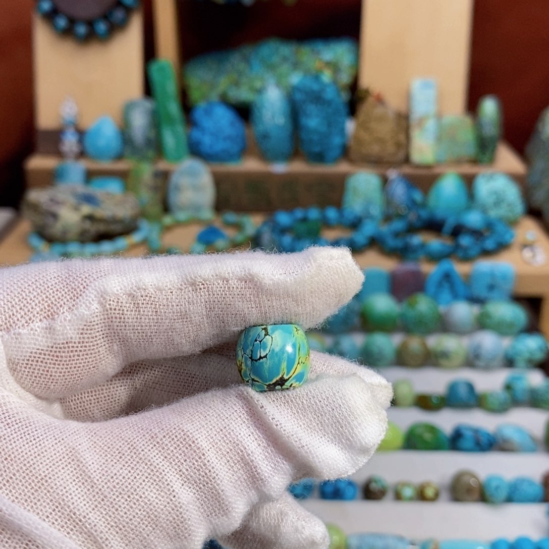 歪***呀定制绿松石三彩老型