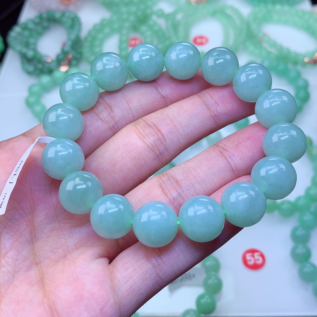 翡翠未镶嵌毛衣链