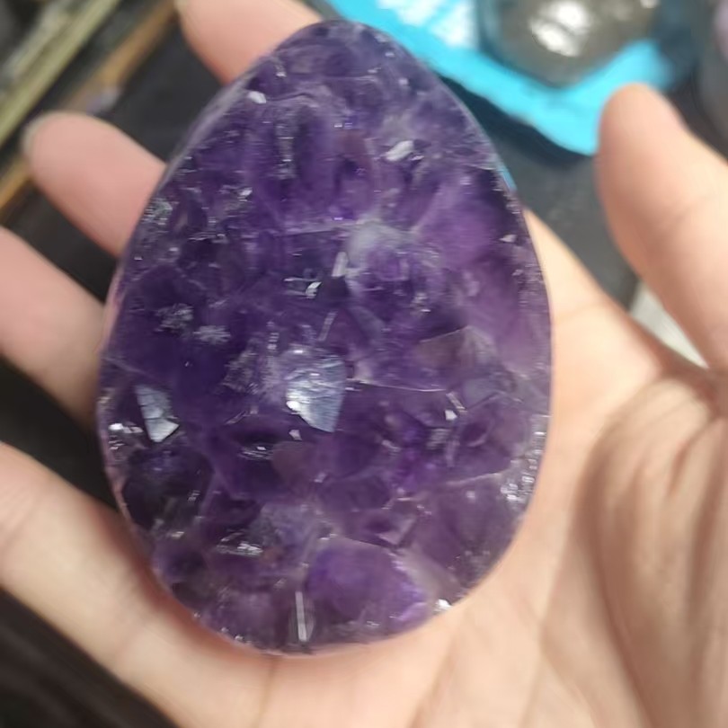 紫水晶原石家居摆件