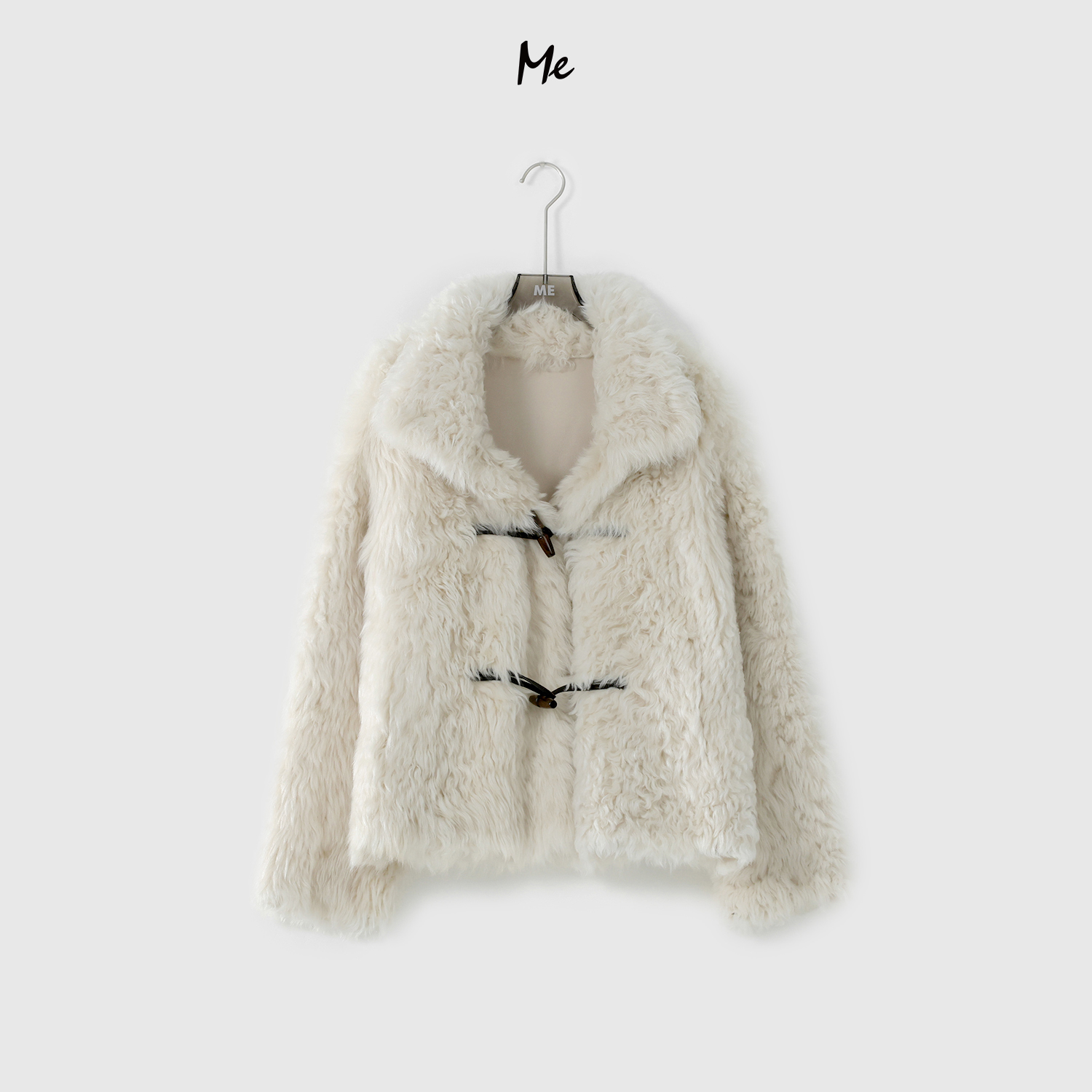 ME【意大利托斯卡纳卷毛系列】羊皮毛一体高级感皮草外套MEQA1600