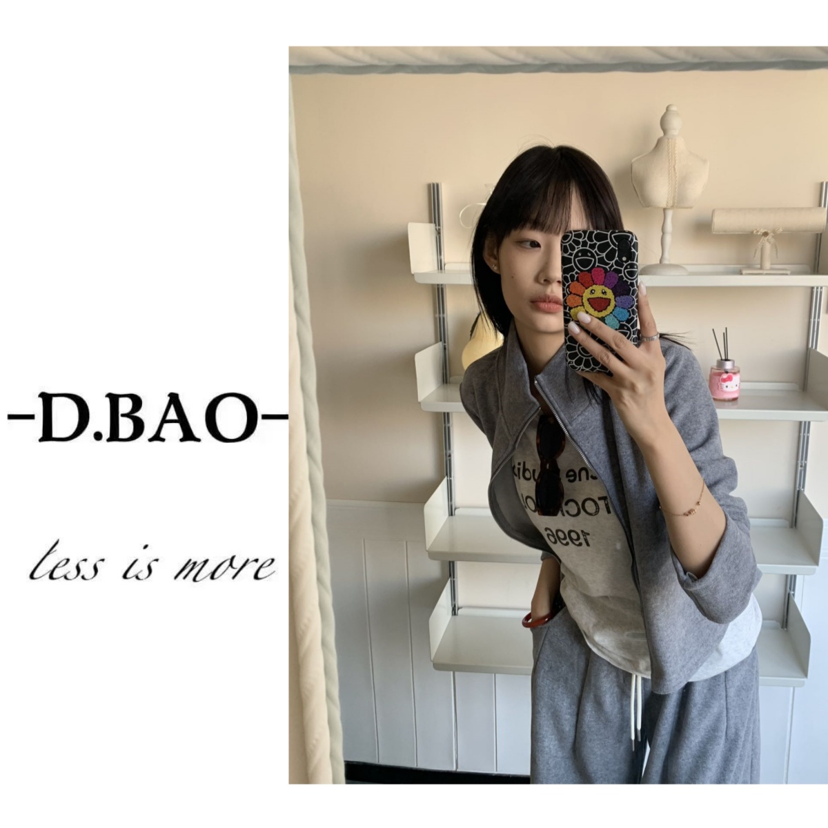 MUMU美式复古收腰拉链立领卫衣049号251326