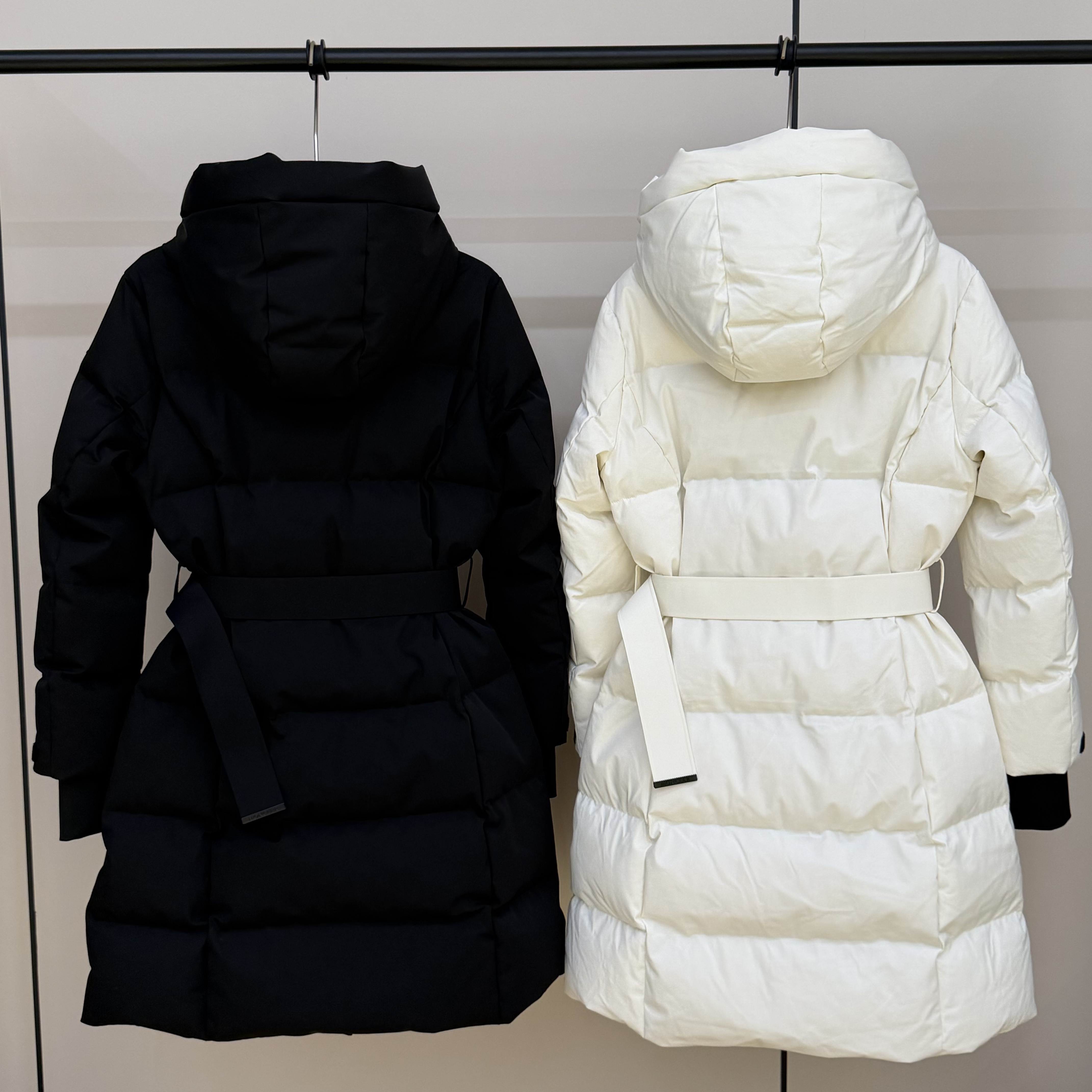 【MAODOU】5671加厚长袖立领中长款连帽拉链冬季时尚保暖羽绒服