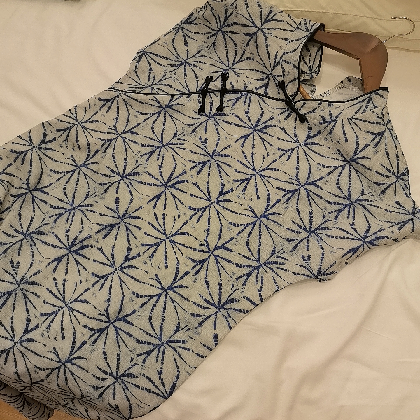 H青花瓷清爽优雅国风旗袍S25804