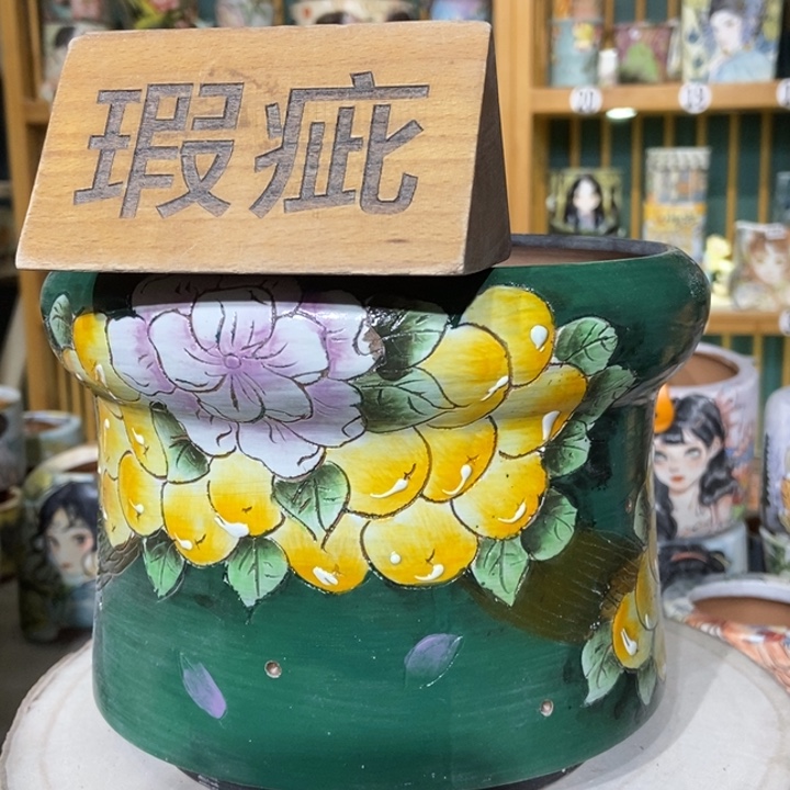 红陶景德镇艺术手绘作品