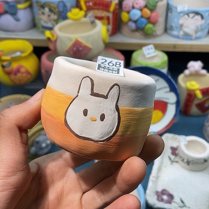 红陶268 1.22 手工盆接图定制