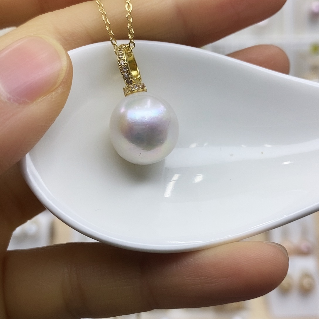 淡水珍珠颈饰合金