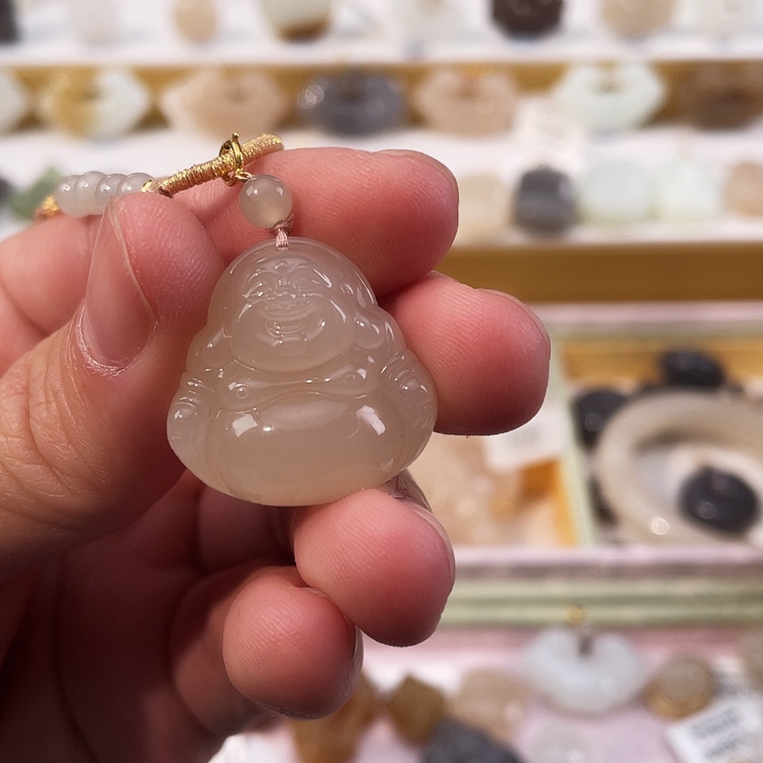 和田玉颈饰未镶嵌晨*