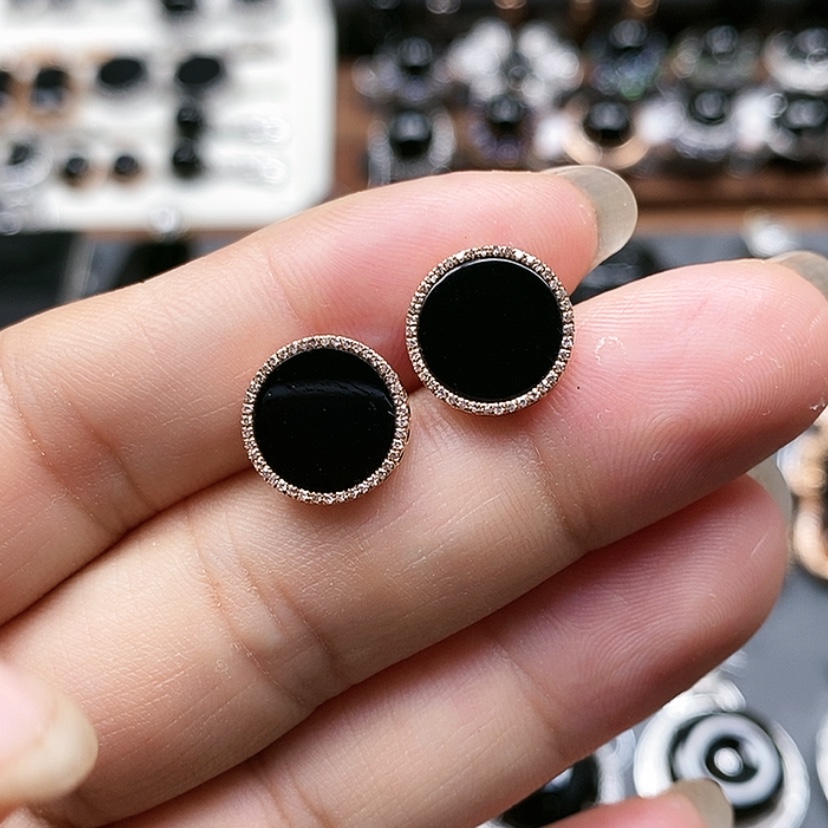 【闪购商品】翡翠18K金镶嵌耳饰缅甸翡翠