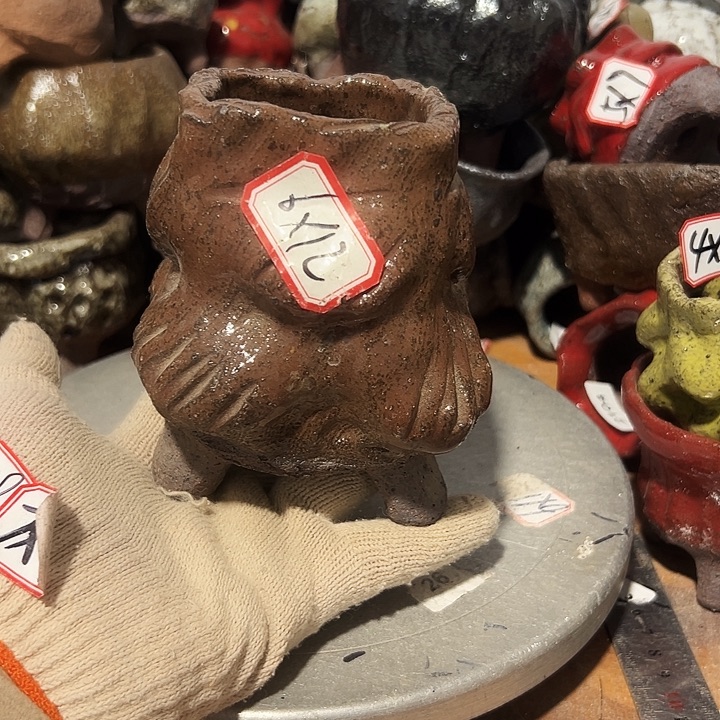 粗陶花盆制作就这样的