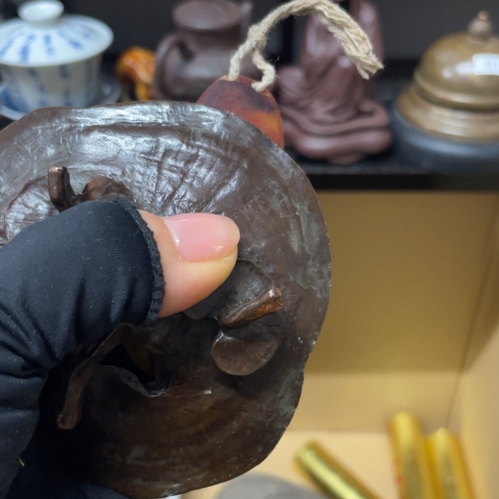 雨*铜中古工艺品摆件