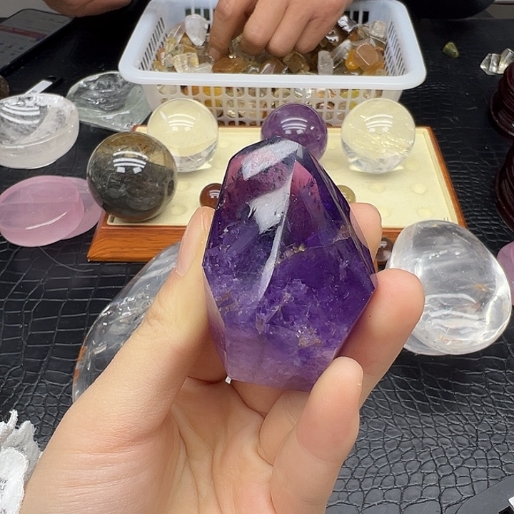未镶嵌水晶珠宝半成品115水晶