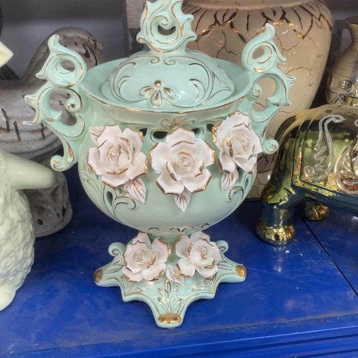 摆件微瑕陶瓷介意勿拍