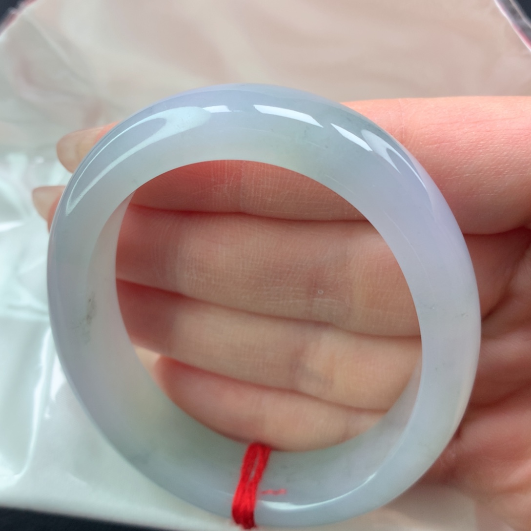 翡翠手镯未镶嵌（9号）贵妃，正圈戴51.52