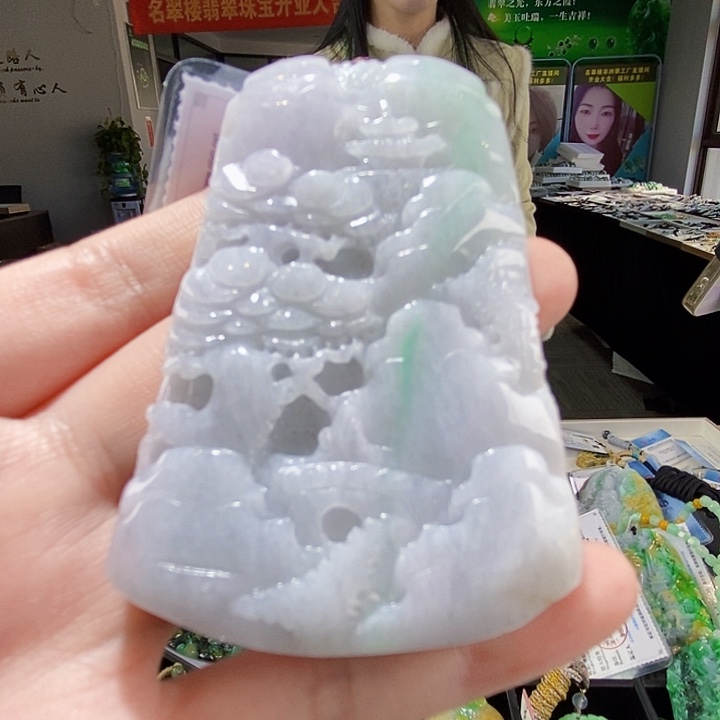 颈饰未镶嵌翡翠翡翠