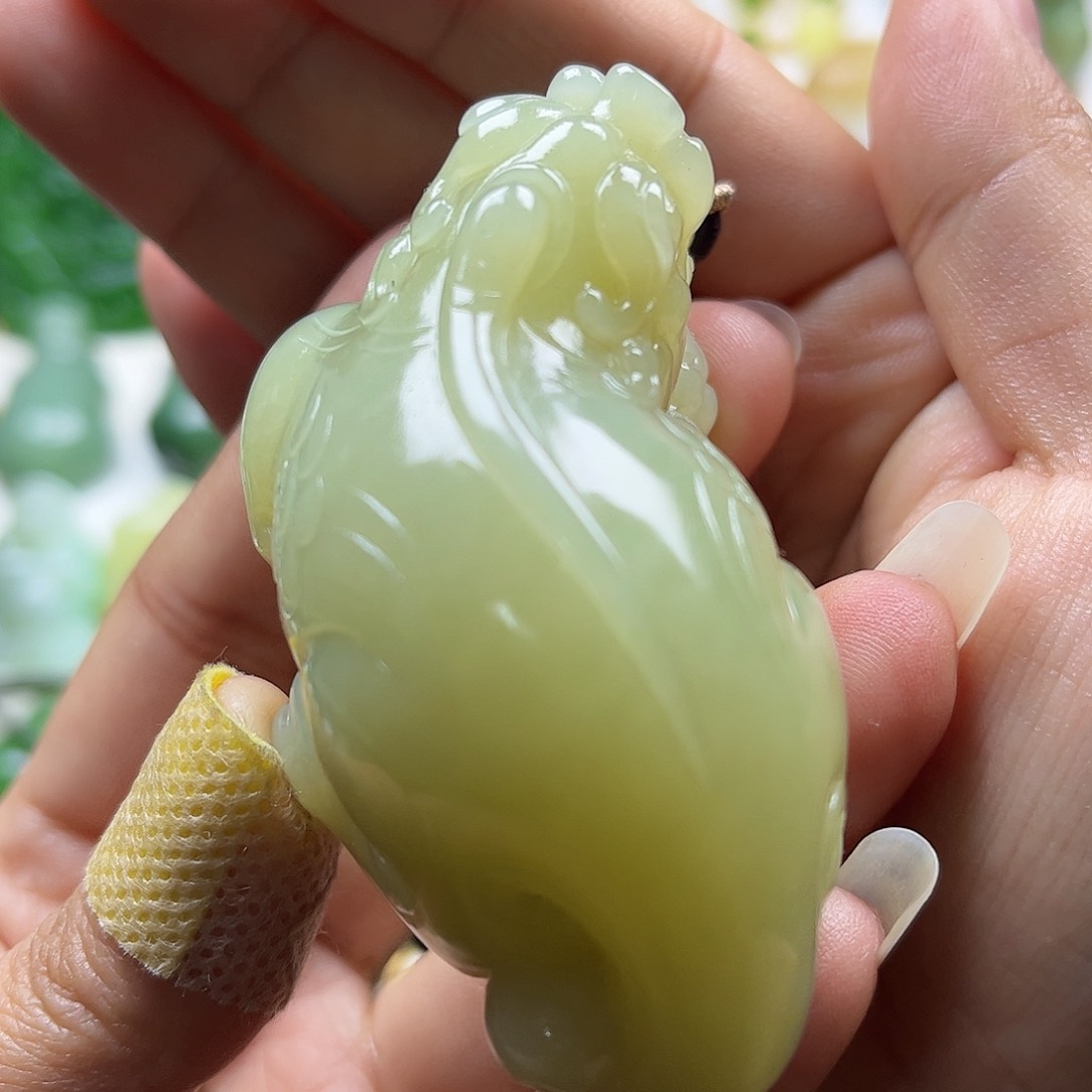 和田玉手把未镶嵌