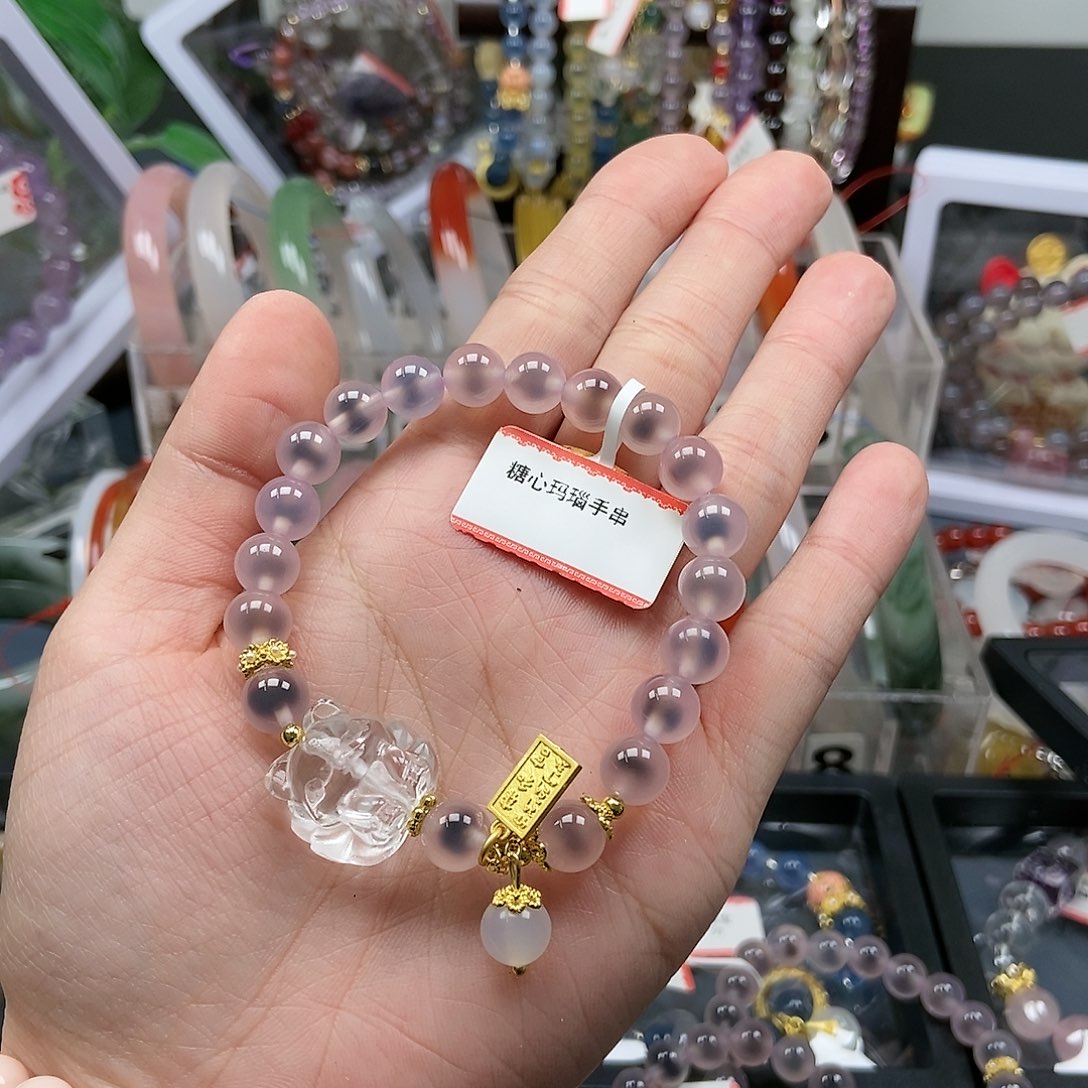 玛瑙/玉髓手串未镶嵌36