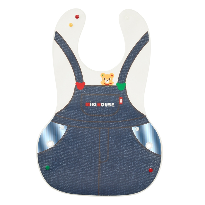 日本制miki House 宝宝吃饭围兜107918576