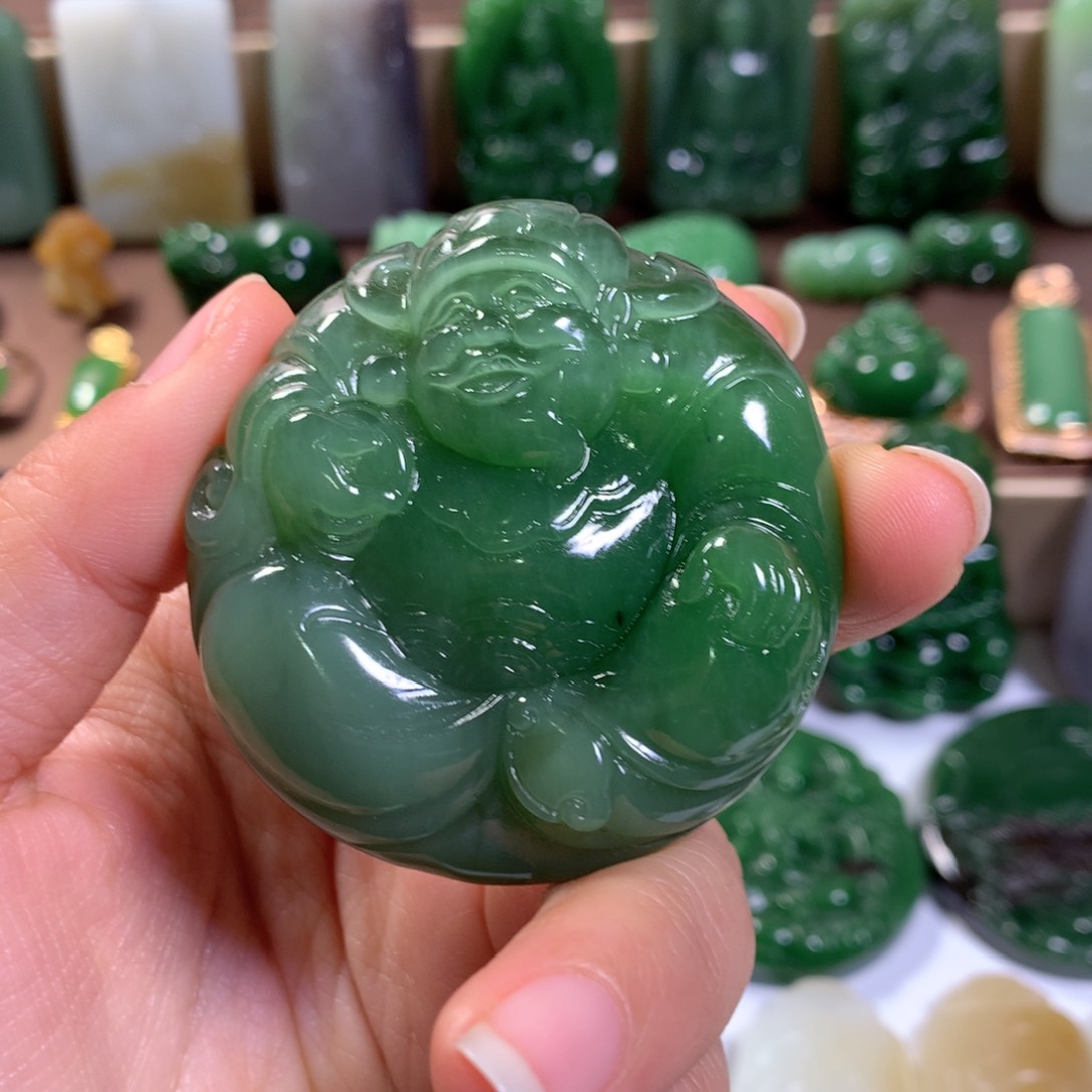 和田玉挂件未镶嵌高*