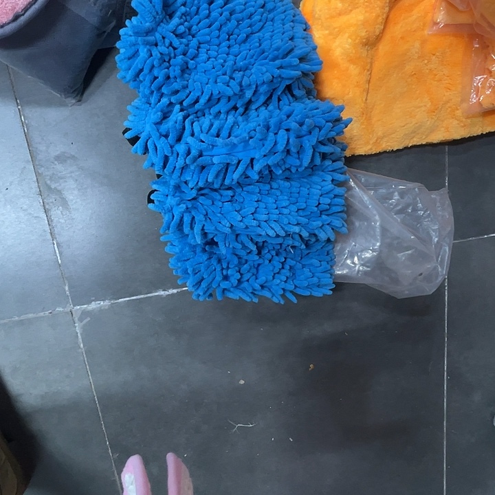 洗车手套蓝色2个一单包邮