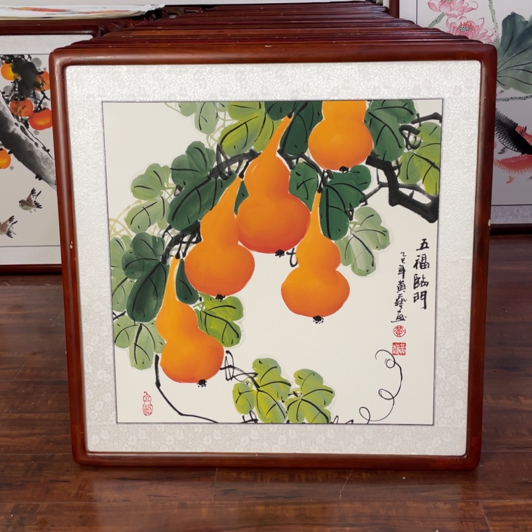 国画带框尺寸63*63厘米