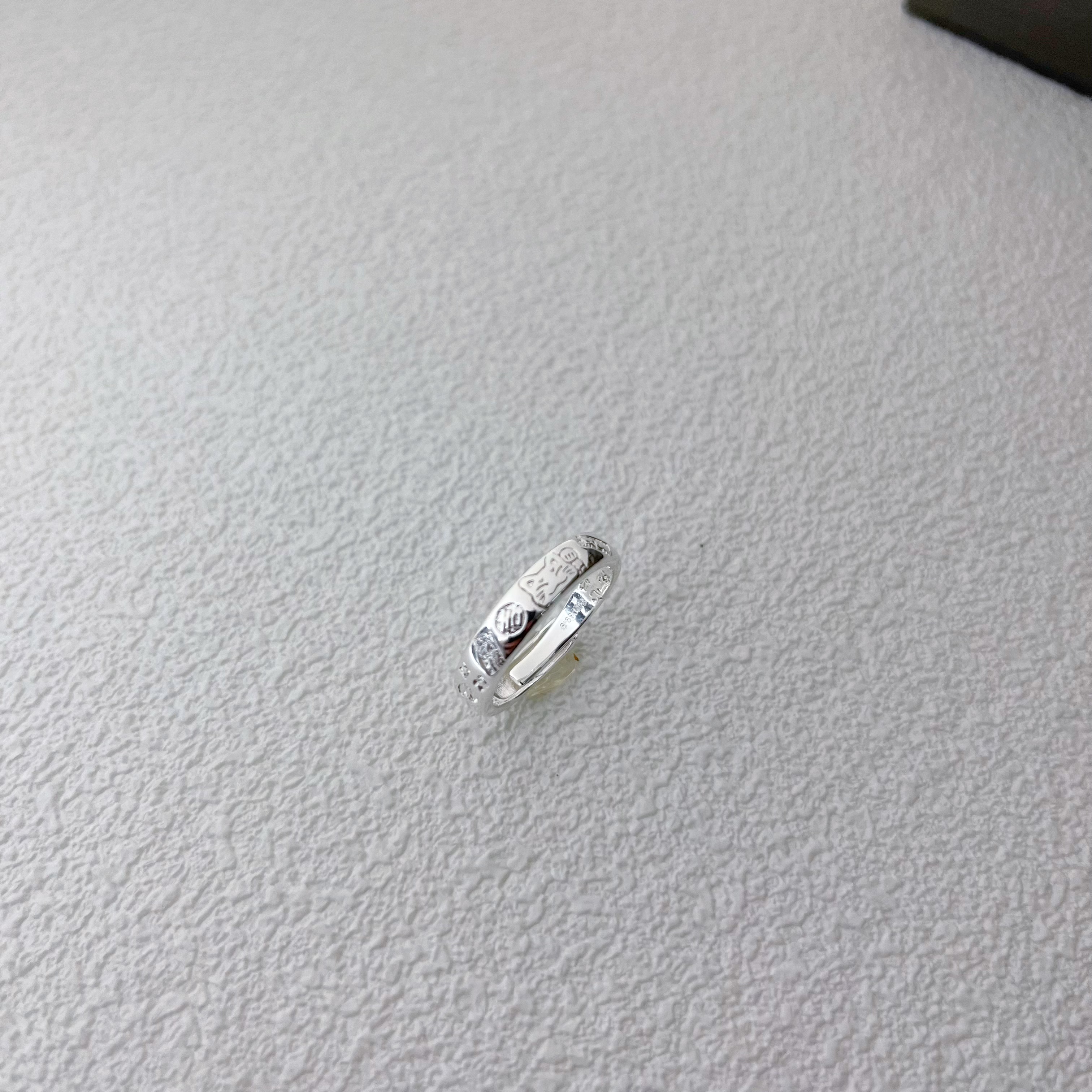 足银戒指 时尚百搭招财猫戒指