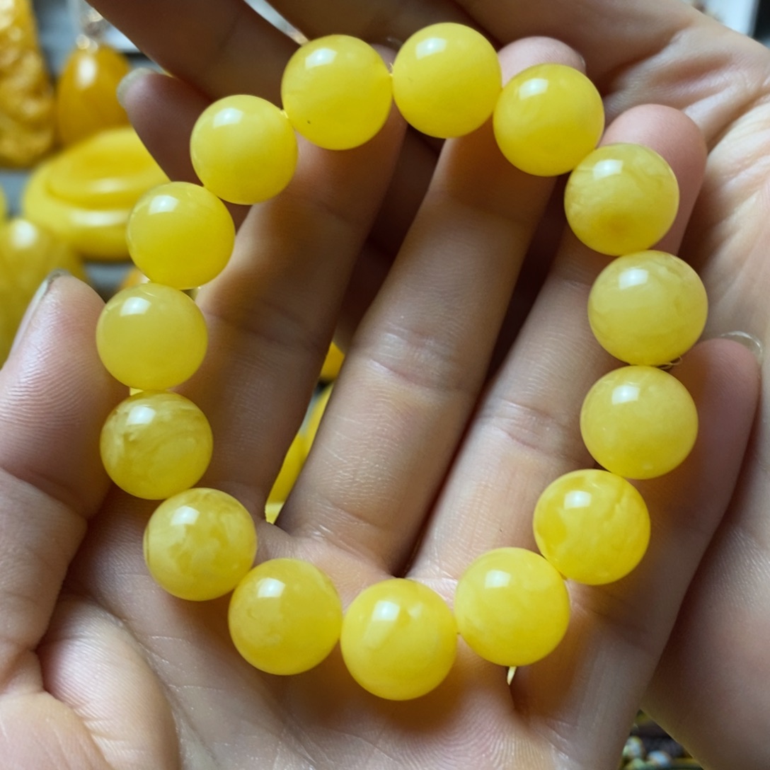 手串蜜蜡未镶嵌蜜蜡手串