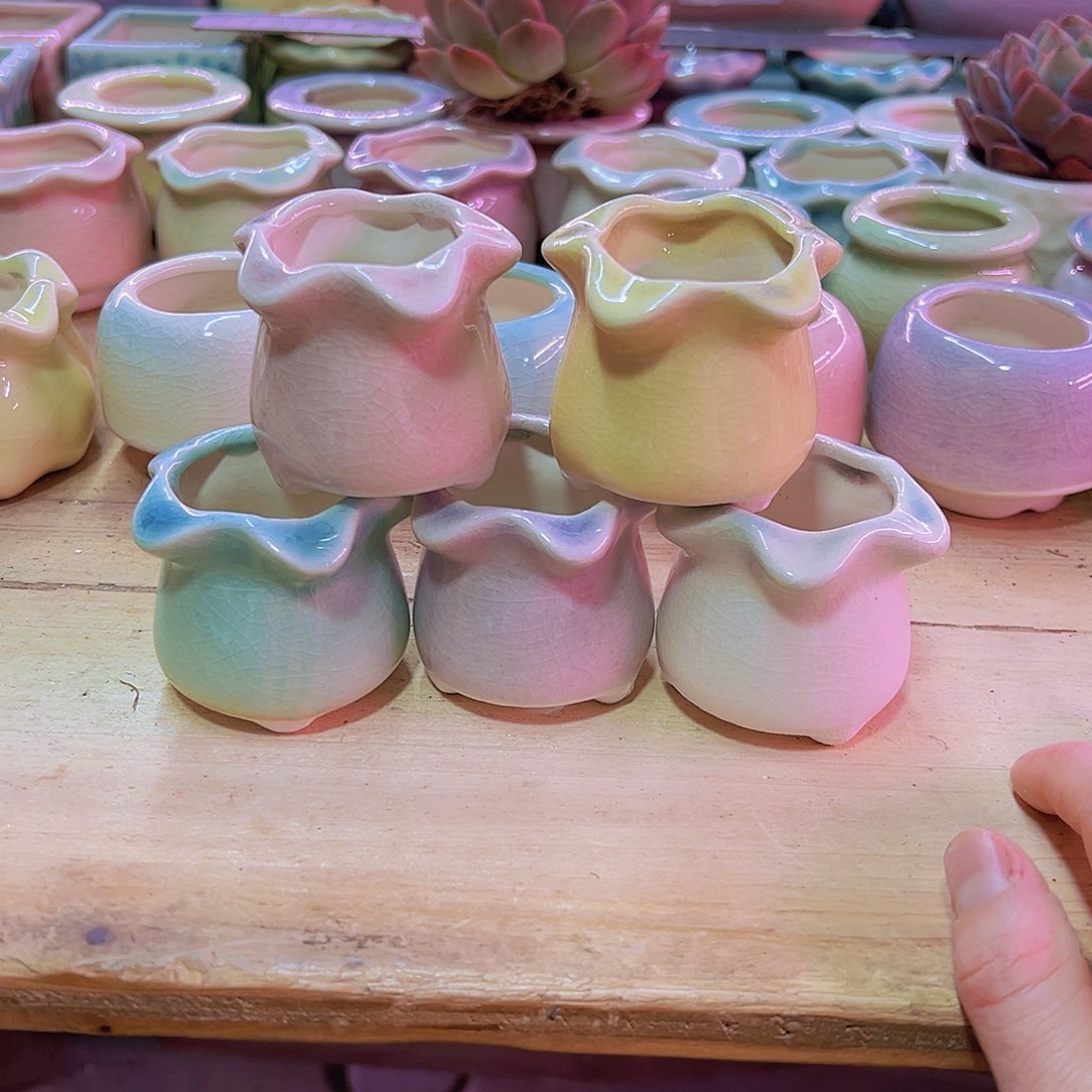 陶瓷花盆当场凑满12包邮