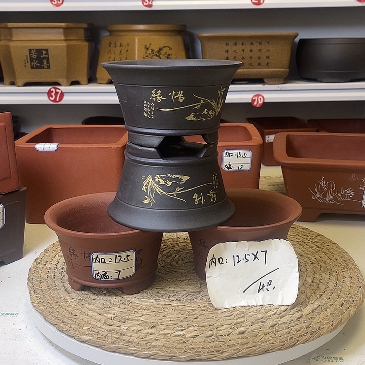 紫砂花盆紫砂艺术