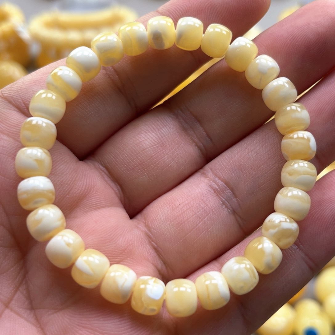 琥珀手链未镶嵌手串