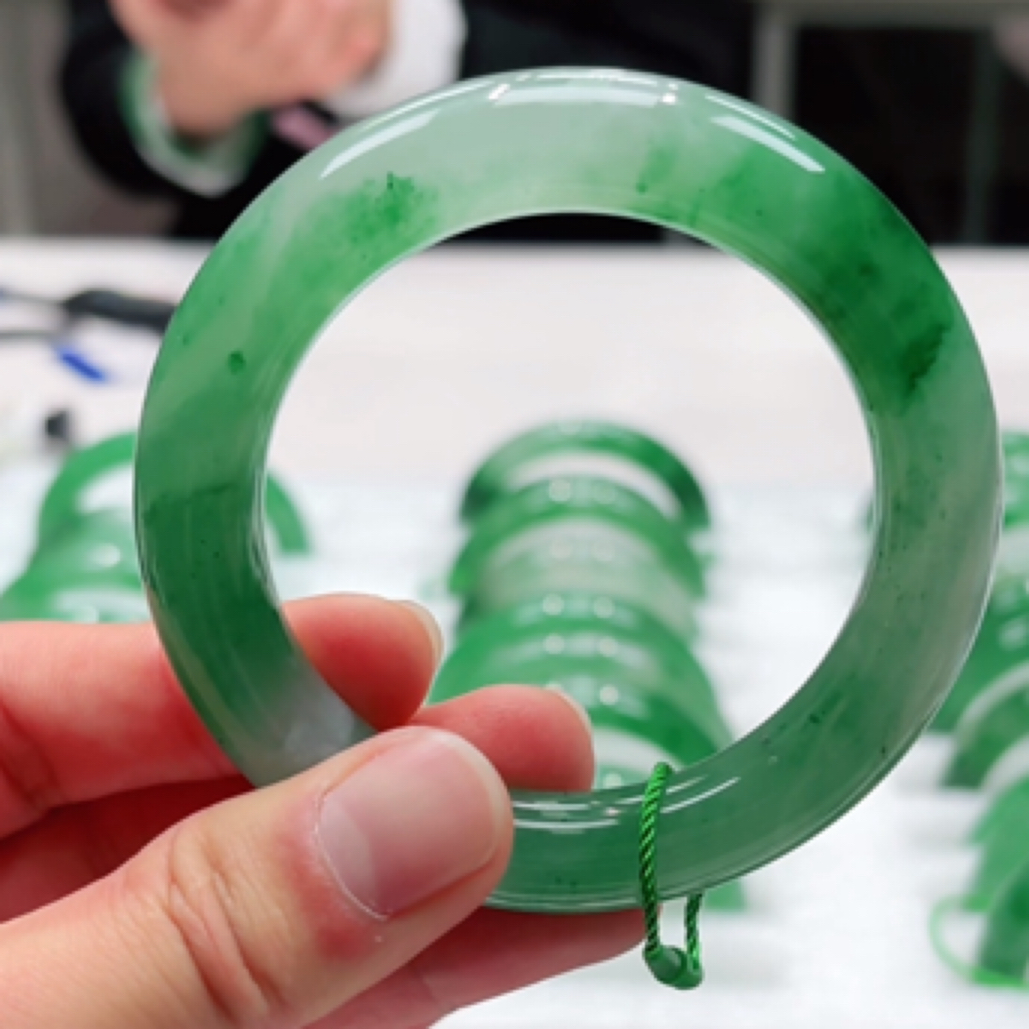 （天亿严选）冰飘花天然非洲翠-手镯