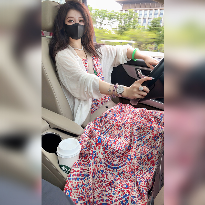 【Linda姐高端线】夏季时尚轻奢气质爆款吊带连衣裙子AS5LDD1963