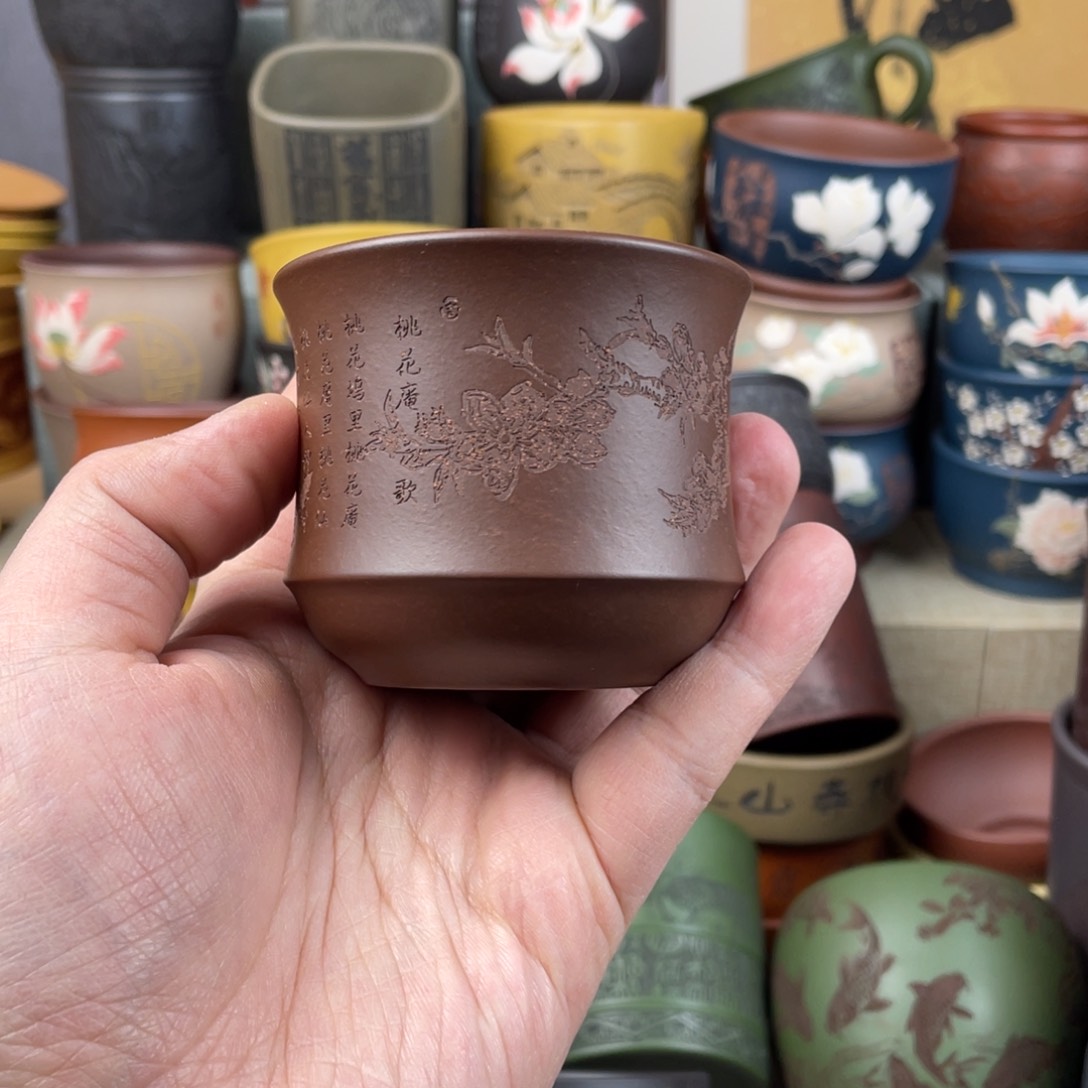 紫砂茶杯紫砂茶杯