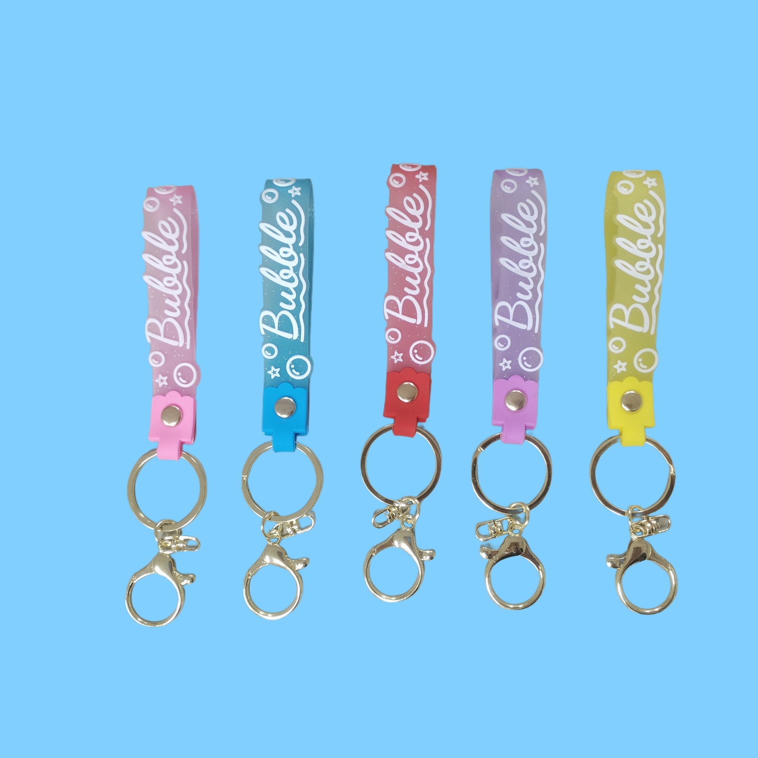 【钥匙扣】龙虾扣彩色钥匙扣套装