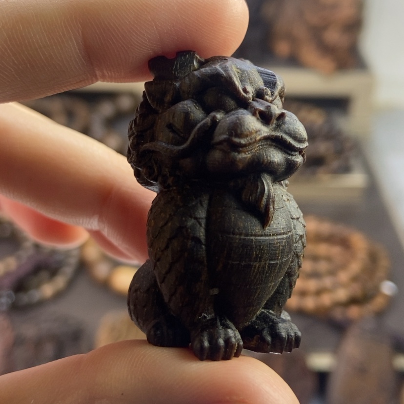 【闪购商品】沉香木手把件毛*印尼达拉干