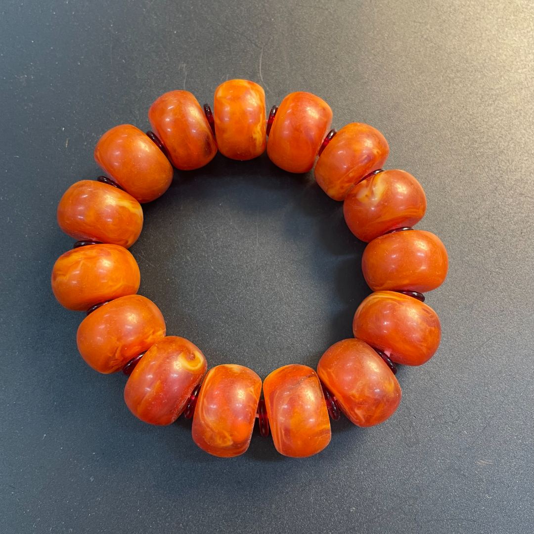 橙色单圈手串涵哲堂高端精选SC430