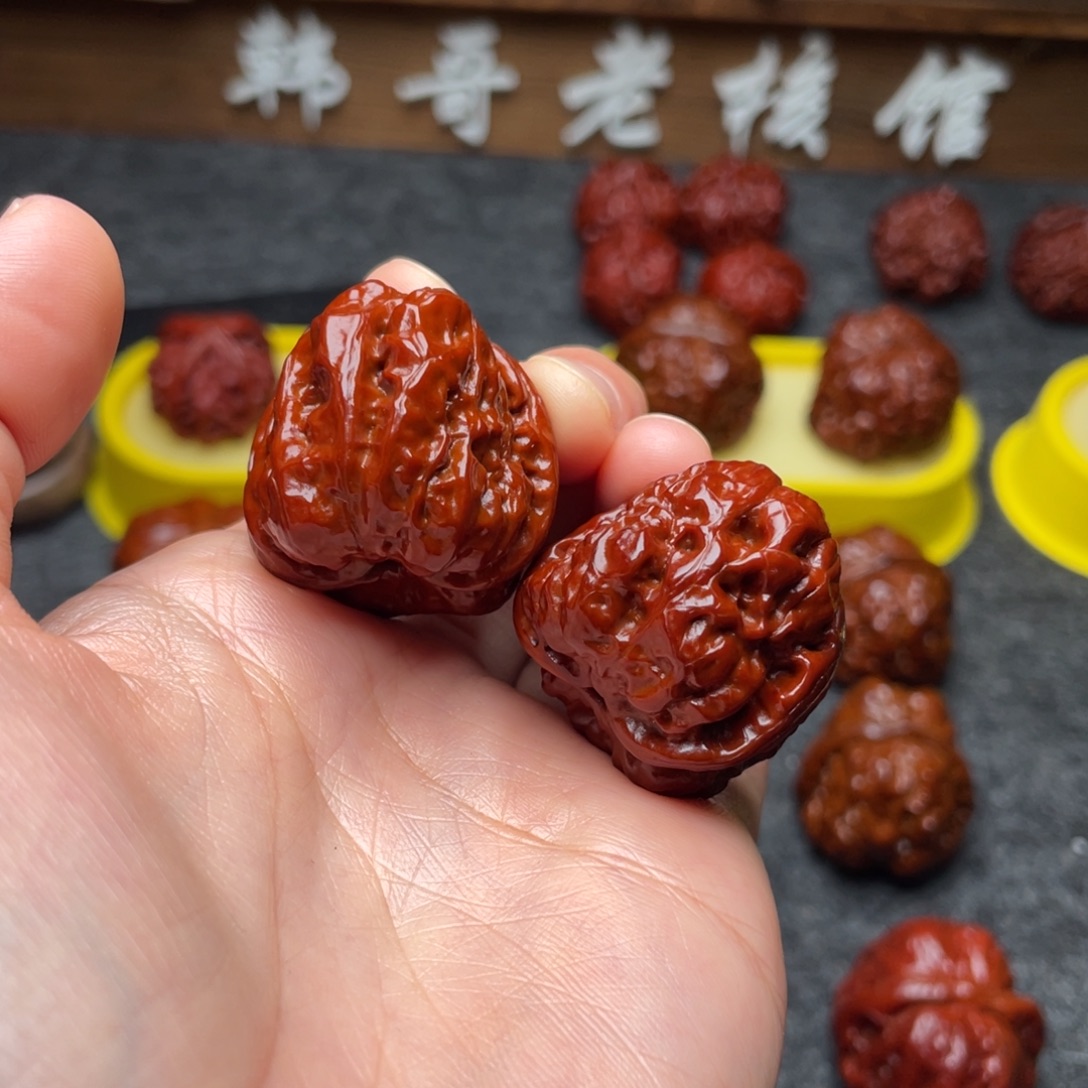 吴***玉吊坠文玩核桃文玩核桃 手把件 蛤蟆头 31