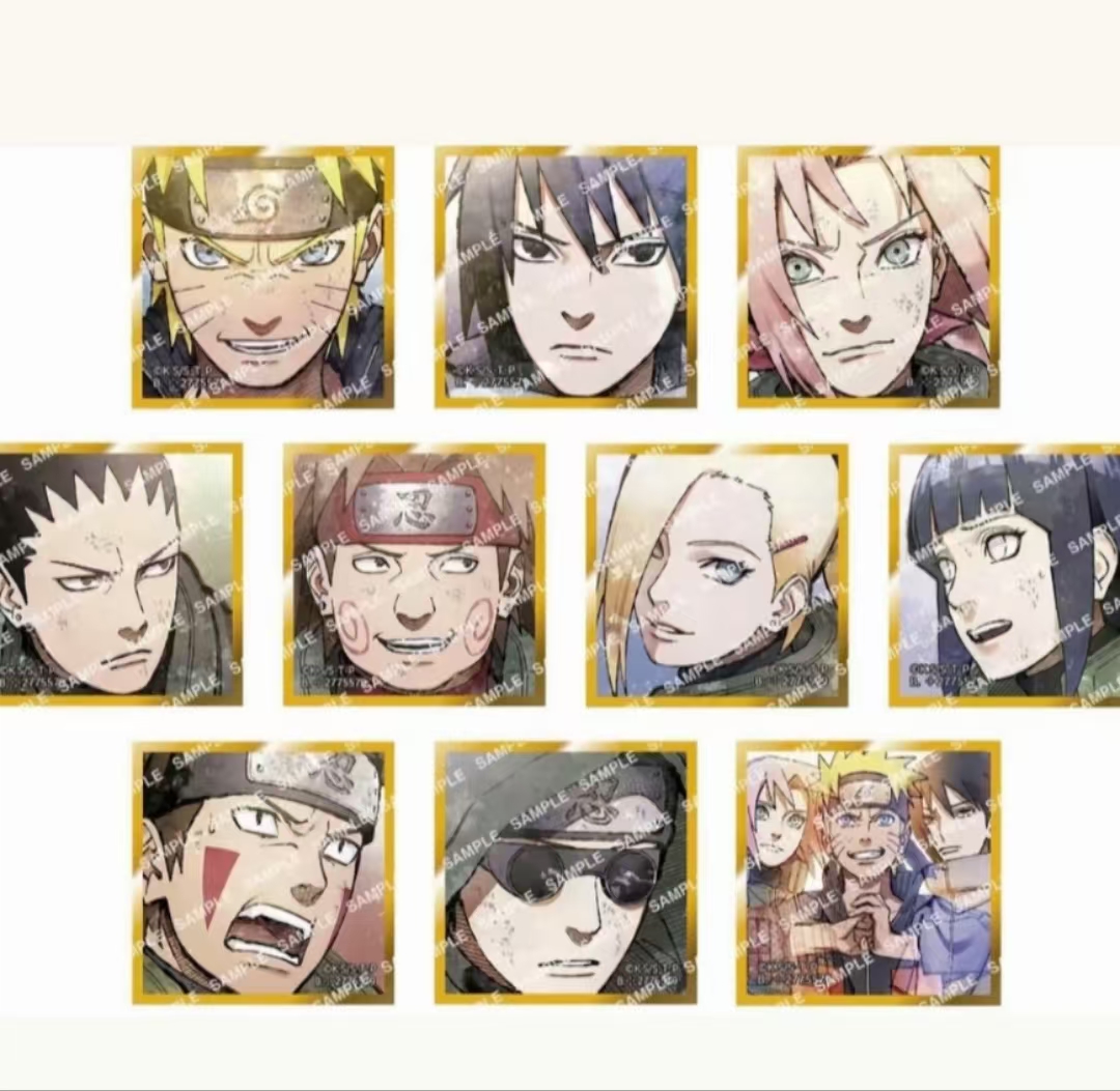 【火影忍者】火影原画第三弹mini色纸扭蛋 （日谷国现，直播代拆）